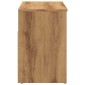 vidaXL Πάγκος Παπουτσιών τεχνίτης Δρυς 80x30x45 εκ. Επεξεργασμένο Ξύλο