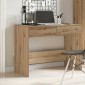 vidaXL Γραφείο Αρτισιανή Δρυς 101x50x76,5 εκ. από Επεξεργασμένο Ξύλο