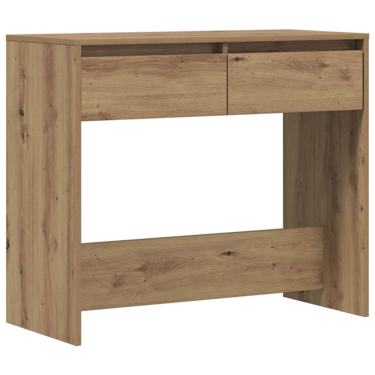 vidaXL Τραπέζι Κονσόλα Αρτισιανή Δρυς 89x41x76,5 εκ Επεξεργασμένο Ξύλο