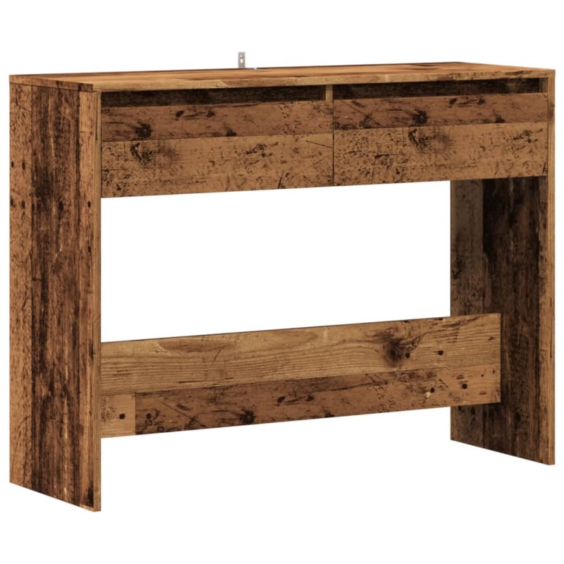 vidaXL Τραπέζι Κονσόλα Παλαιό Ξύλο 100x35x76,5 εκ. Επεξεργασμένο Ξύλο
