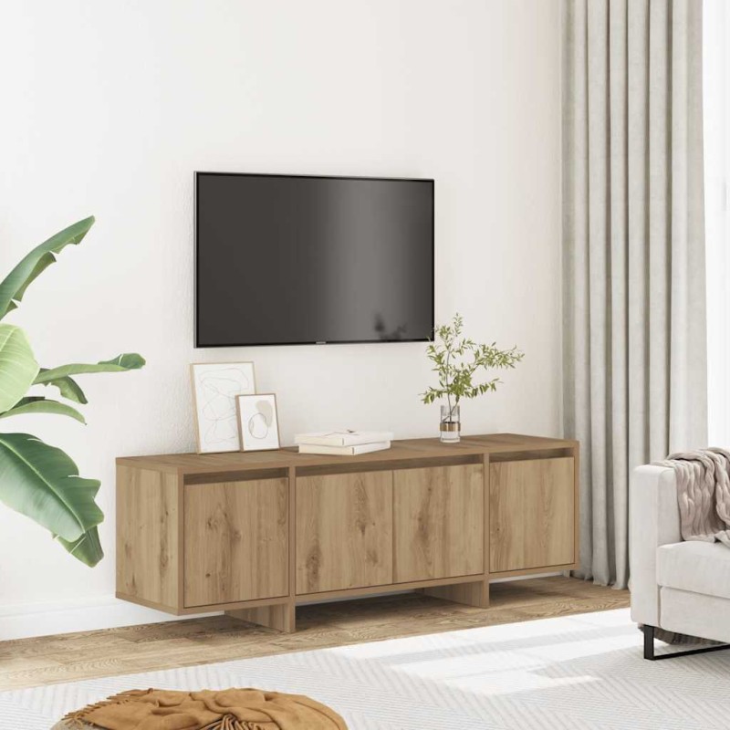 vidaXL Έπιπλο Τηλεόρασης Αρτισιανή Δρυς 120x30x40,5 εκ Επεξ. Ξύλο