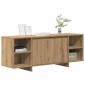 vidaXL Έπιπλο Τηλεόρασης Αρτισιανή Δρυς 130x35x50 εκ από Επεξεργ. Ξύλο