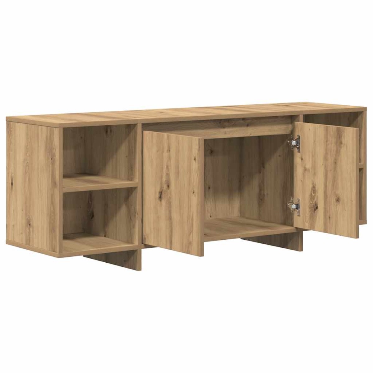 vidaXL Έπιπλο Τηλεόρασης Αρτισιανή Δρυς 130x35x50 εκ από Επεξεργ. Ξύλο