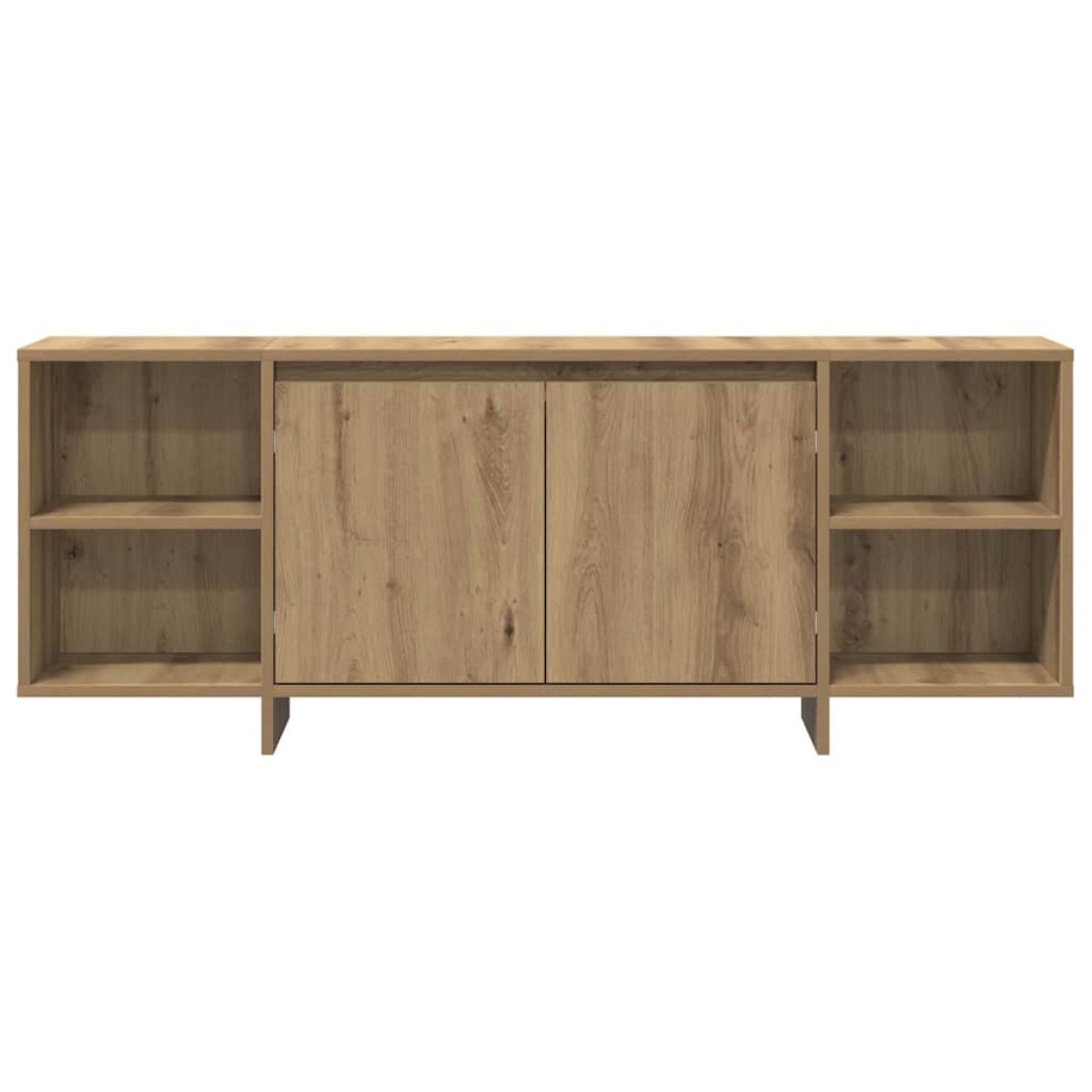 vidaXL Έπιπλο Τηλεόρασης Αρτισιανή Δρυς 130x35x50 εκ από Επεξεργ. Ξύλο