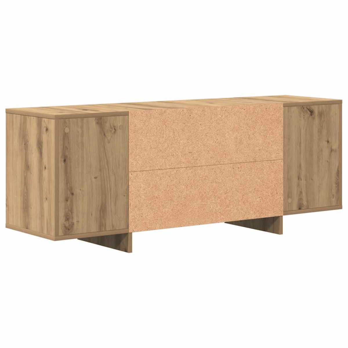 vidaXL Έπιπλο Τηλεόρασης Αρτισιανή Δρυς 130x35x50 εκ από Επεξεργ. Ξύλο