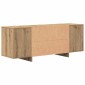 vidaXL Έπιπλο Τηλεόρασης Αρτισιανή Δρυς 130x35x50 εκ από Επεξεργ. Ξύλο