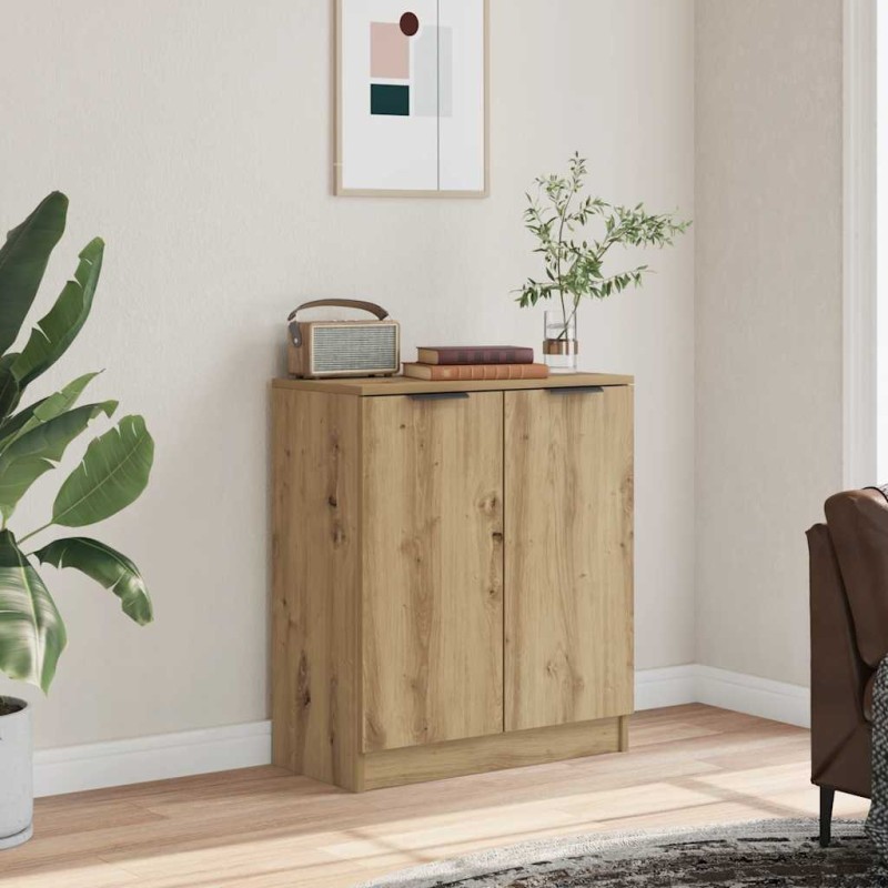 vidaXL Μπουφές Αρτισιανή Δρυς 60 x 30 x 70 εκ. από Επεξεργασμένο Ξύλο