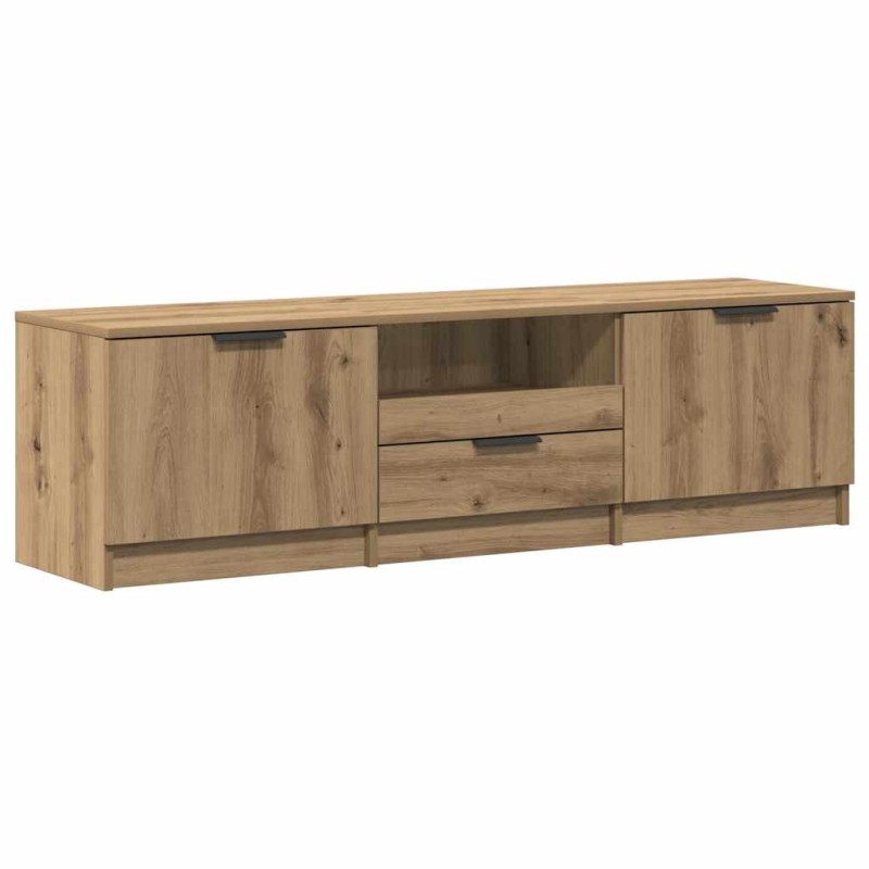 vidaXL Έπιπλο Τηλεόρασης Χειροποίητο Δρυς 140x35x40 εκ. από Τεχνητό Ξύλο