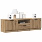vidaXL Έπιπλο Τηλεόρασης Χειροποίητο Δρυς 140x35x40 εκ. από Τεχνητό Ξύλο