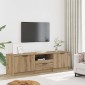 vidaXL Έπιπλο Τηλεόρασης Χειροποίητο Δρυς 140x35x40 εκ. από Τεχνητό Ξύλο