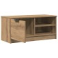 vidaXL Ντουλάπι τηλεόρασης Artisan Oak 80x35x36,5 cm