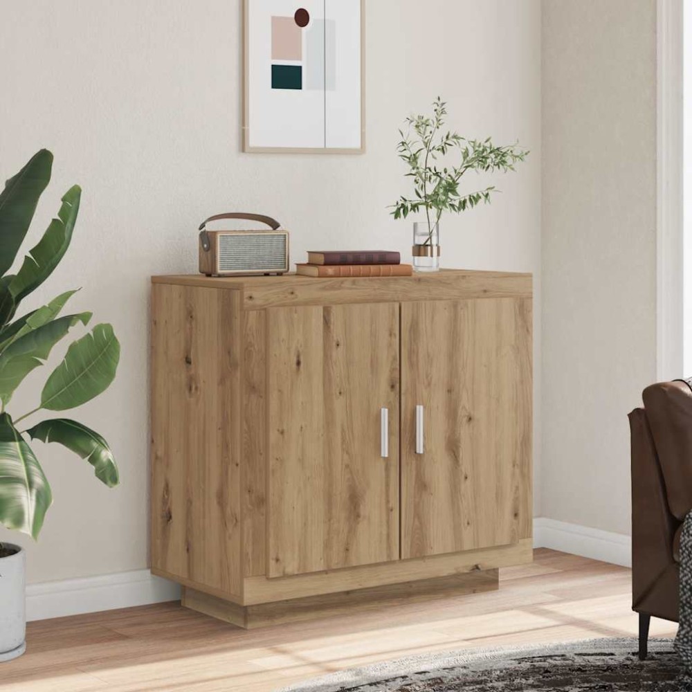 vidaXL Μπουφές Τεχνίτης Δρυς 80x40x75 εκ. από Επεξεργασμένο Ξύλο