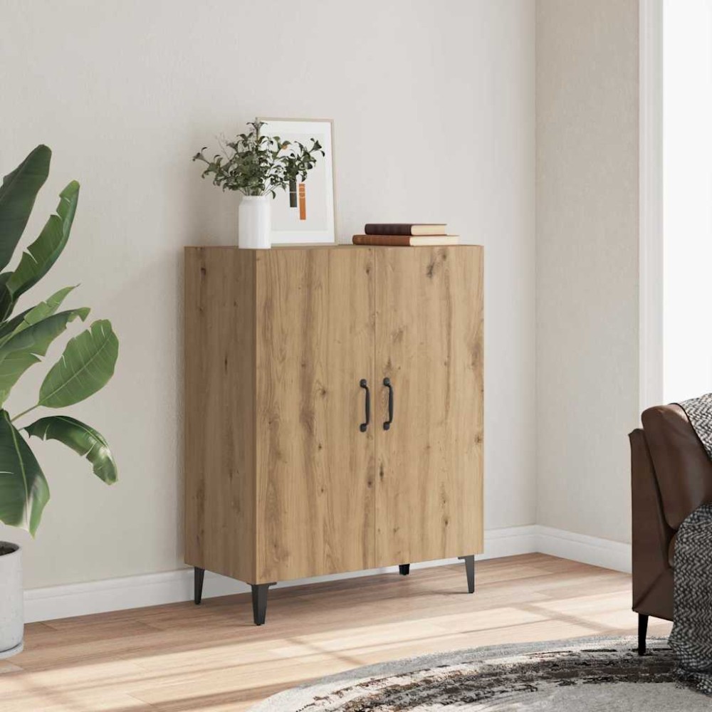 vidaXL Μπουφές Αρτισιανή Δρυς 70x34x90 εκ. από Επεξεργασμένο Ξύλο