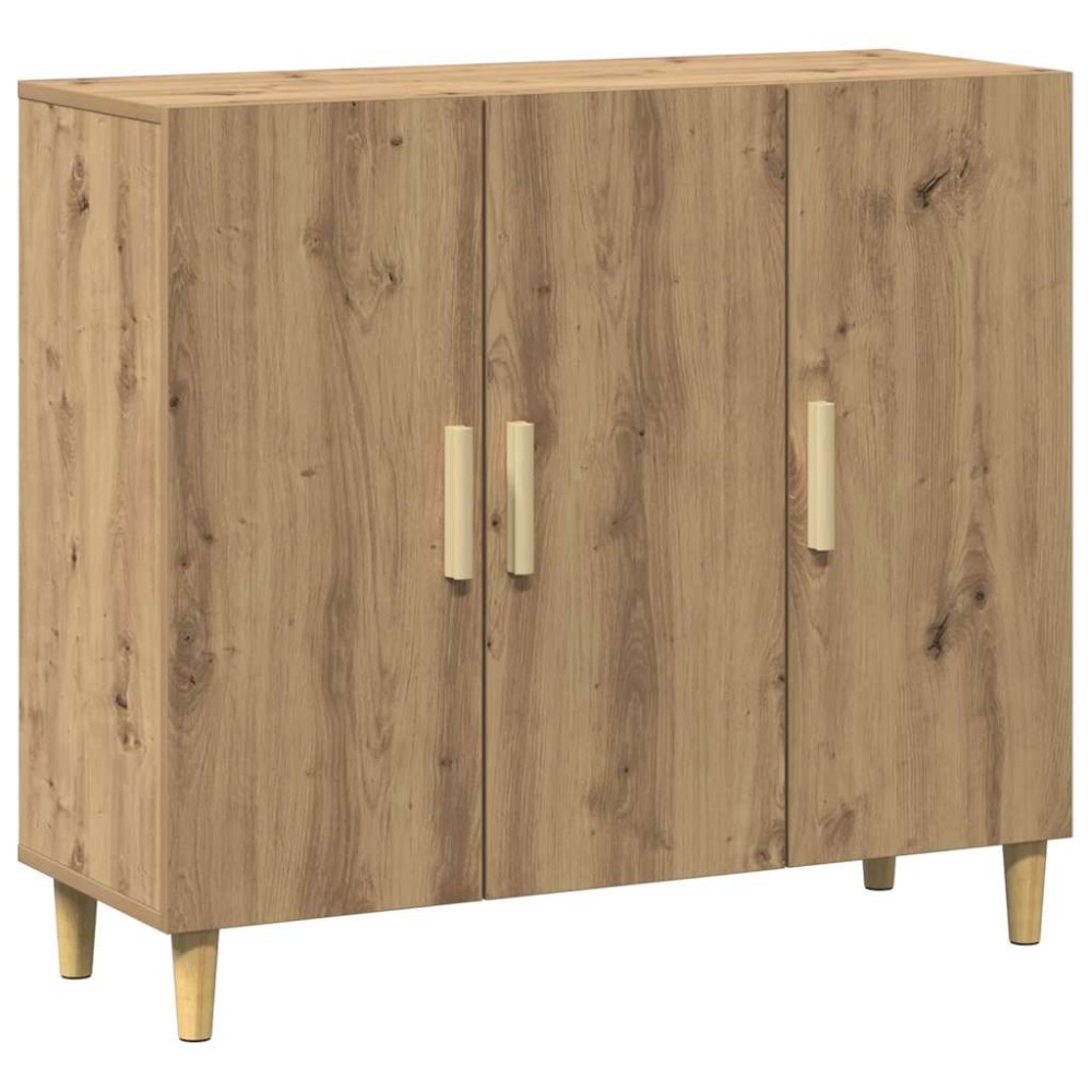 vidaXL Ντουλάπι Αρτισιανή Δρυς 90 x 34 x 80 εκ. από Επεξεργασμένο Ξύλο