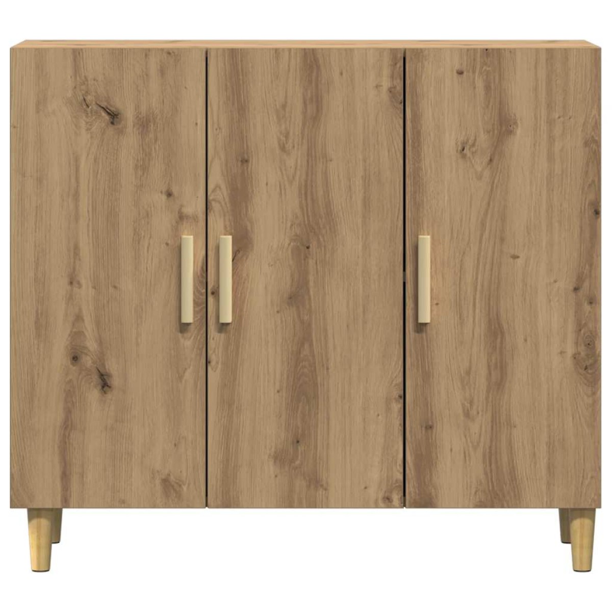 vidaXL Ντουλάπι Αρτισιανή Δρυς 90 x 34 x 80 εκ. από Επεξεργασμένο Ξύλο