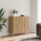 vidaXL Ντουλάπι Αρτισιανή Δρυς 90 x 34 x 80 εκ. από Επεξεργασμένο Ξύλο