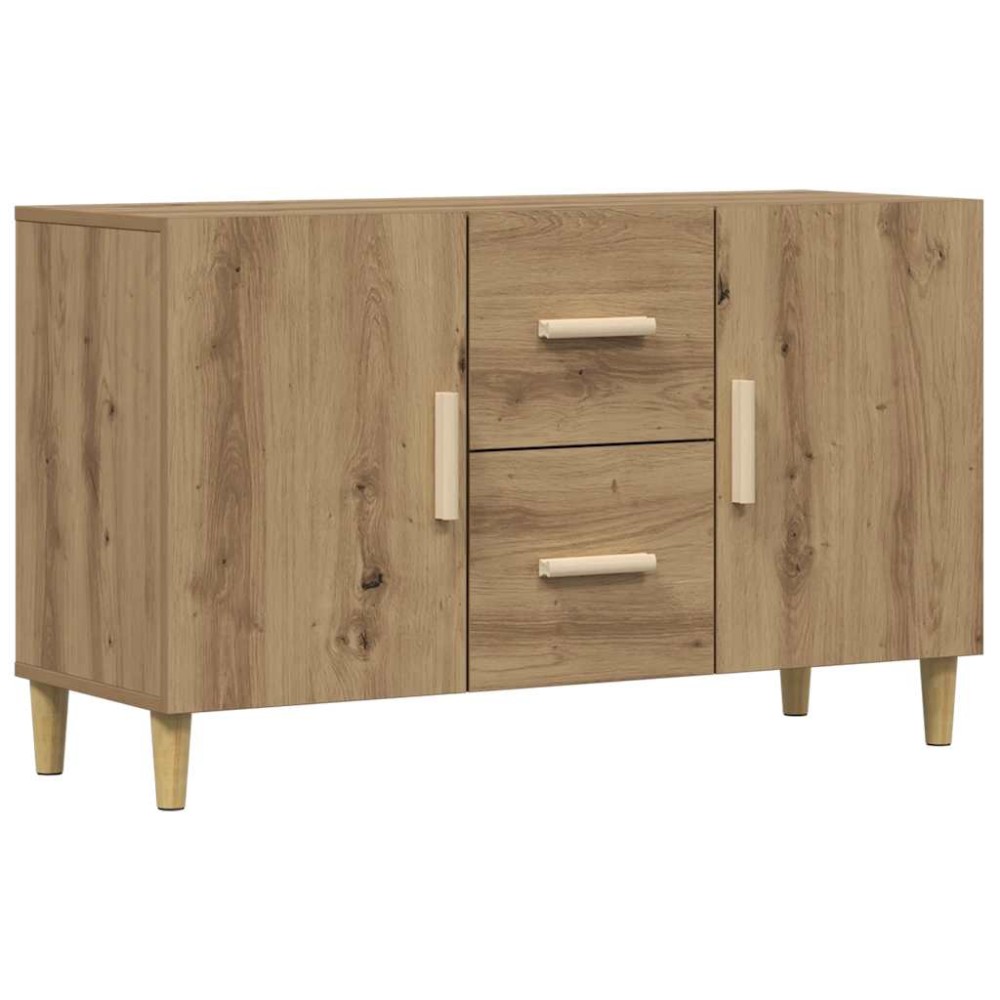 vidaXL Σκευοθήκη Δρυς τεχνίτης 100x36x60 cm Κατασκευασμένο ξύλο