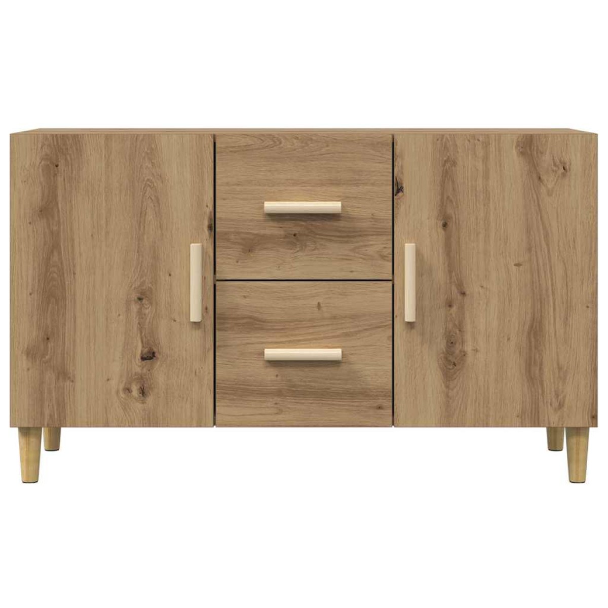 vidaXL Σκευοθήκη Δρυς τεχνίτης 100x36x60 cm Κατασκευασμένο ξύλο