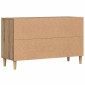 vidaXL Σκευοθήκη Δρυς τεχνίτης 100x36x60 cm Κατασκευασμένο ξύλο
