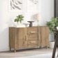 vidaXL Σκευοθήκη Δρυς τεχνίτης 100x36x60 cm Κατασκευασμένο ξύλο