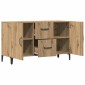 vidaXL Σκευοθήκη Δρυς τεχνίτης 100x36x60 cm Κατασκευασμένο ξύλο