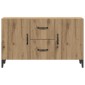 vidaXL Σκευοθήκη Δρυς τεχνίτης 100x36x60 cm Κατασκευασμένο ξύλο