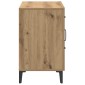 vidaXL Σκευοθήκη Δρυς τεχνίτης 100x36x60 cm Κατασκευασμένο ξύλο