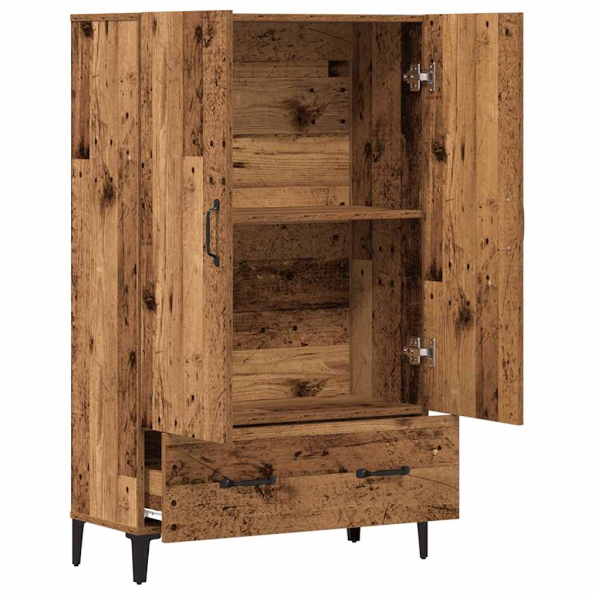 vidaXL Ντουλάπι Παλιό ξύλο 70x31x115 cm Κατασκευασμένο ξύλο