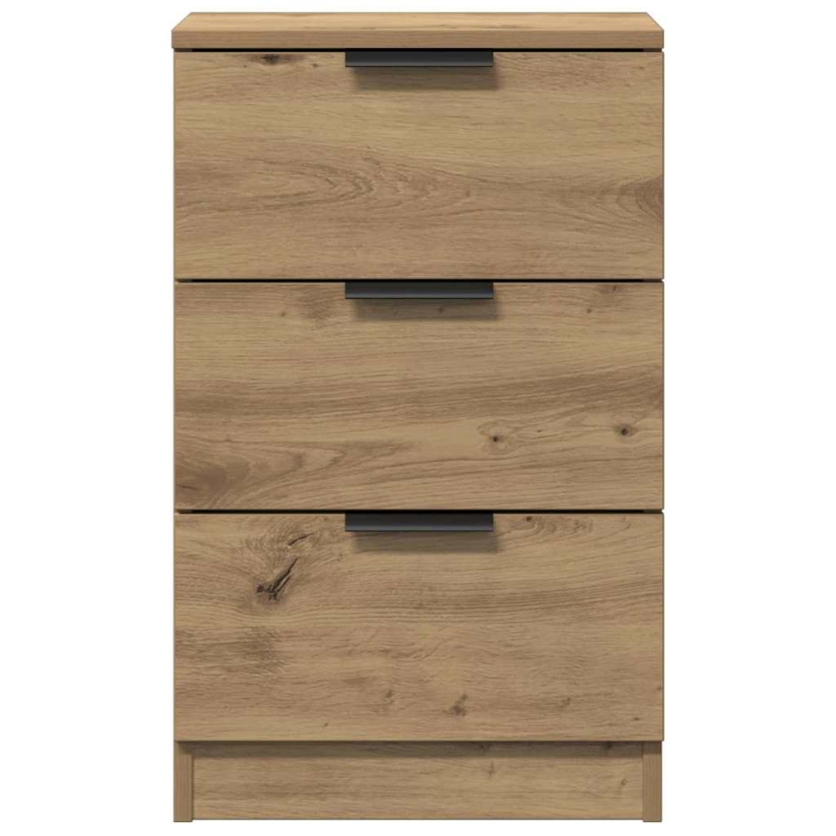 vidaXL Κομοδίνα 2 τεμ.Αρτισιανή Δρυς 40x36x65 εκ. Επεξ. Ξύλο