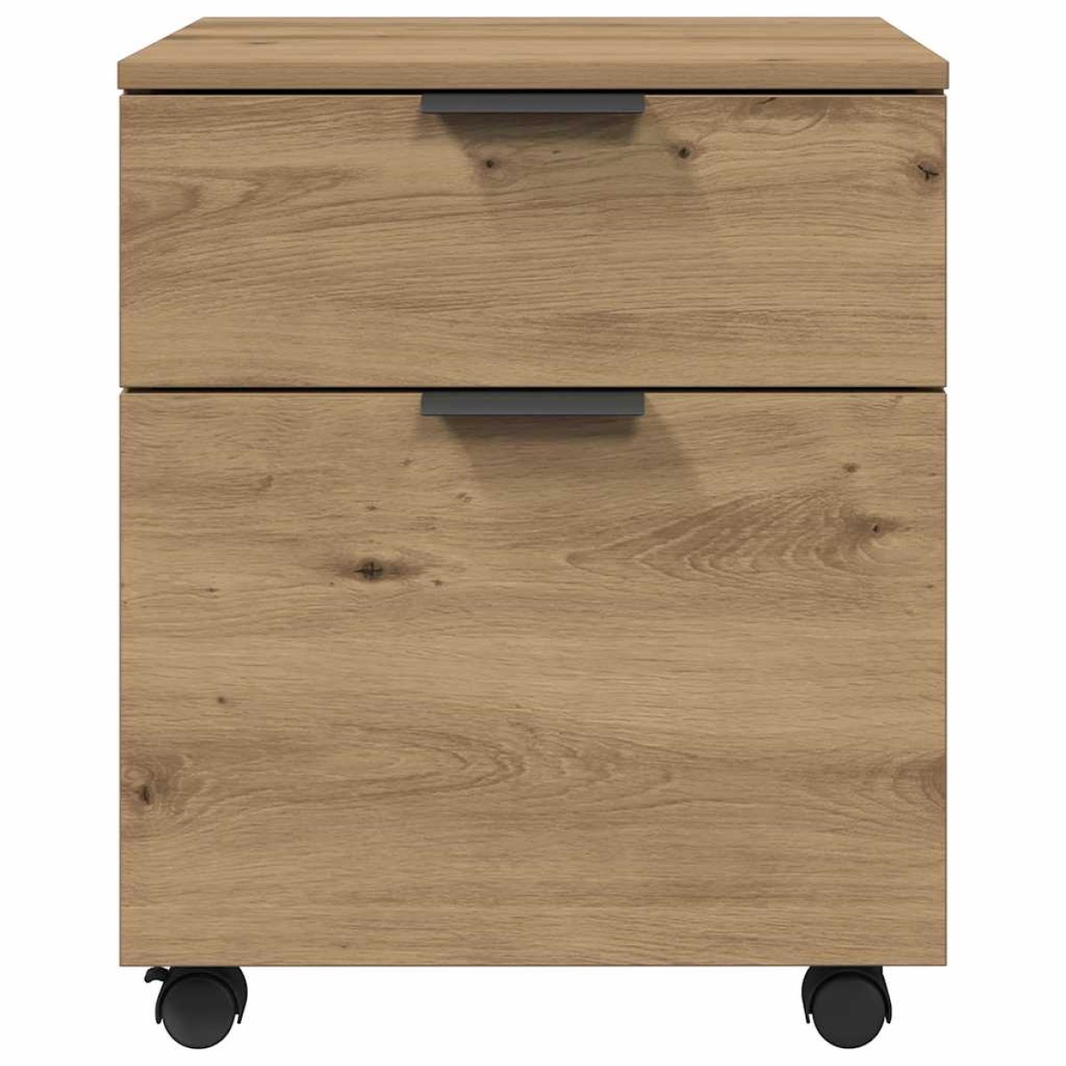 Κινητό ντουλάπι αρχείων vidaXL με τροχούς Artisan Oak