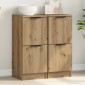 vidaXL Sideboards 2 τεμάχια Artisan Oak 30x30x70cm Κατασκευασμένο ξύλο