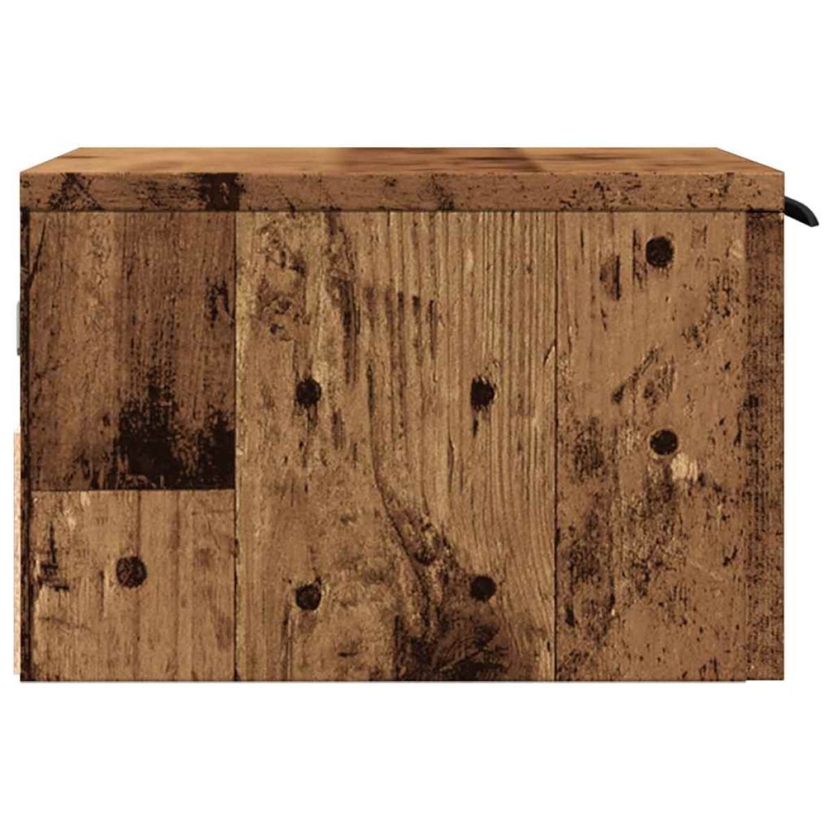 vidaXL Κομοδίνο Επιτοίχιο Παλιό Ξύλο 34 x 30 x 20 εκ.