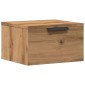 vidaXL Κομοδίνο Επιτοίχιο Αρτισιανή Δρυς 34x30x20 εκ