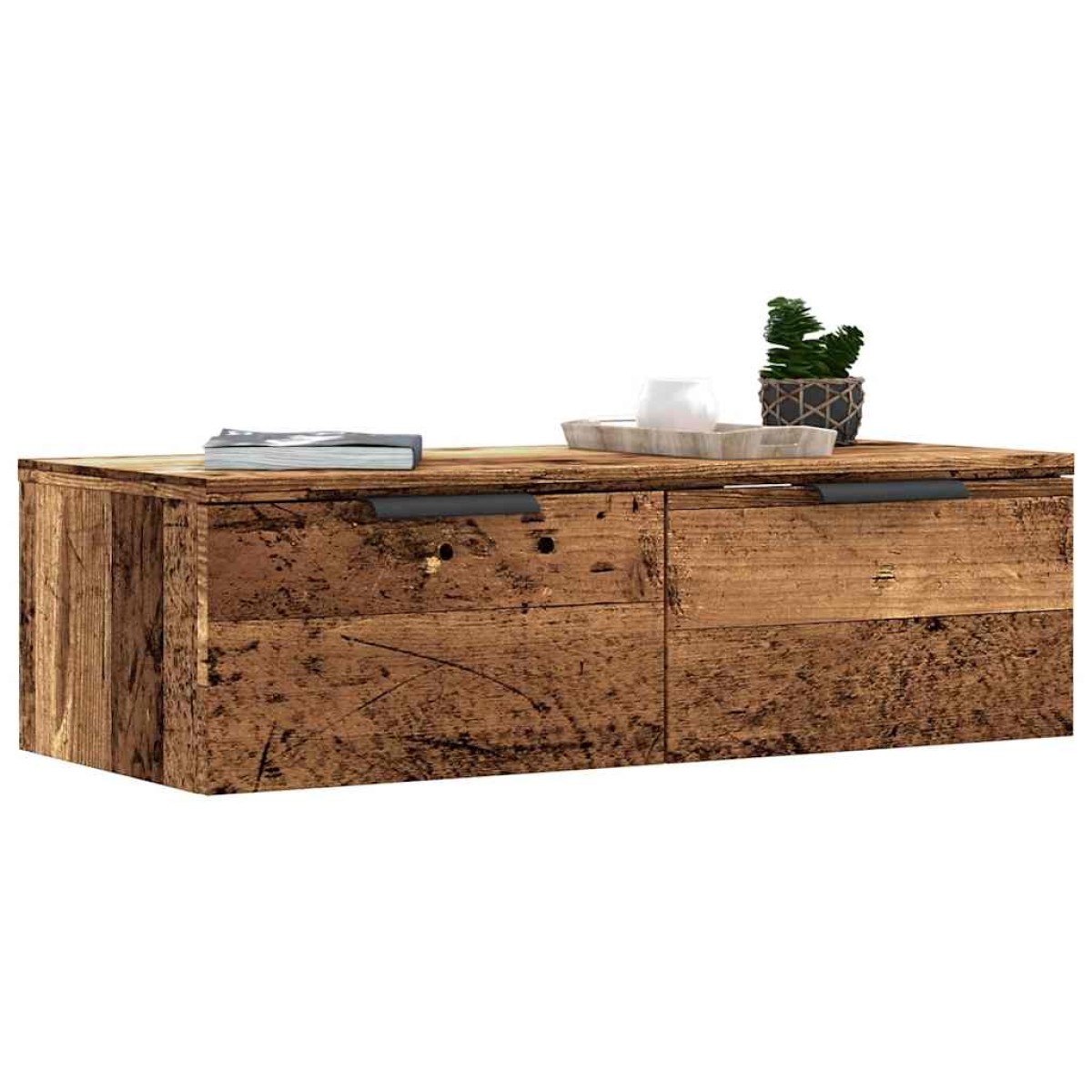 vidaXL Ντουλάπι Τοίχου Παλιό Ξύλο 68x30x20εκ από Επεξεργασμένο Ξύλο