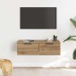 vidaXL Ντουλάπι Τοίχου Αρτισιανή Δρυς 68x30x20 εκ. Επεξεργασμένο Ξύλο