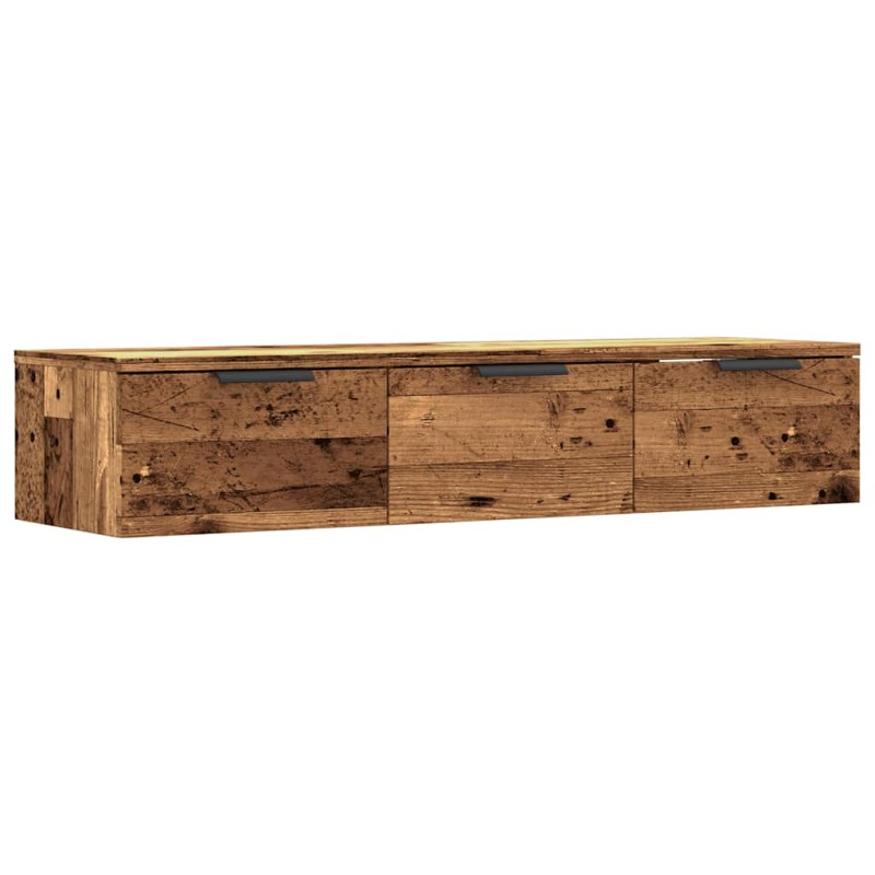 ντουλάπι τοίχου vidaXL Παλιό ξύλο 102x30x20 cm Κατασκευασμένο ξύλο