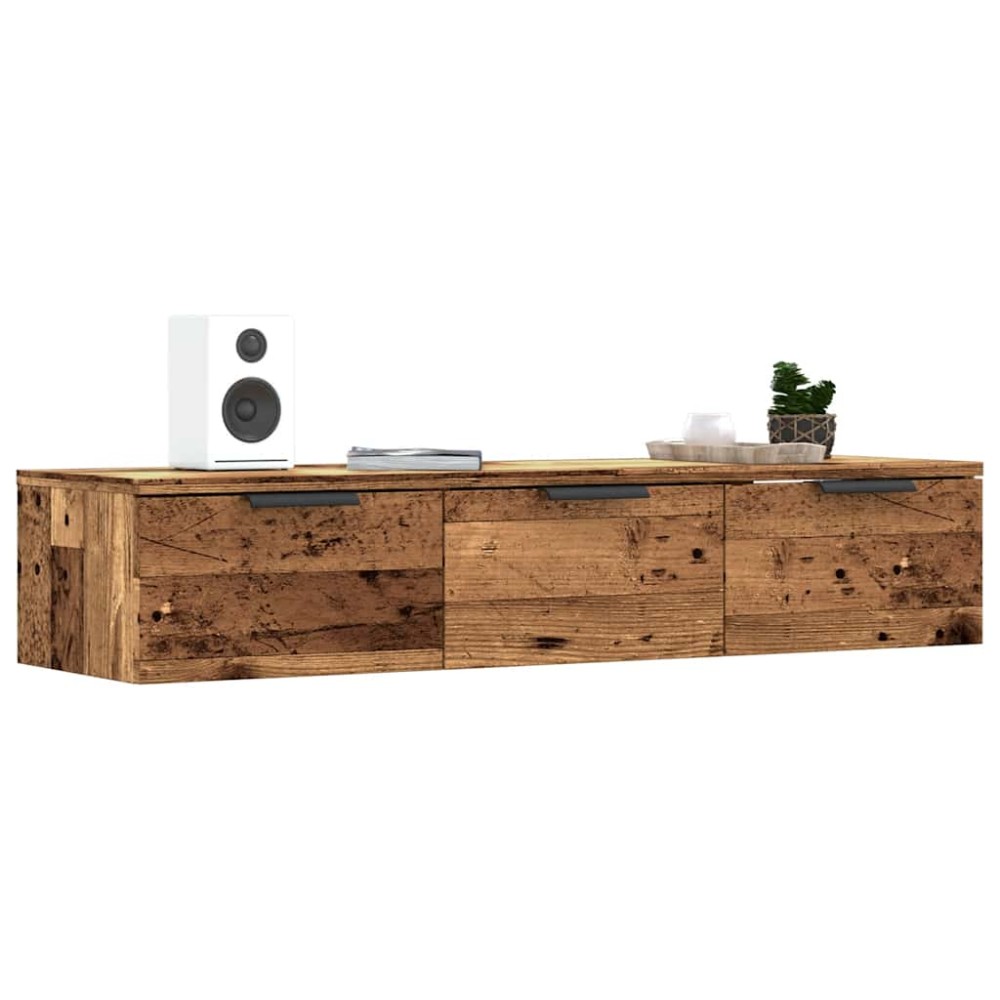 ντουλάπι τοίχου vidaXL Παλιό ξύλο 102x30x20 cm Κατασκευασμένο ξύλο