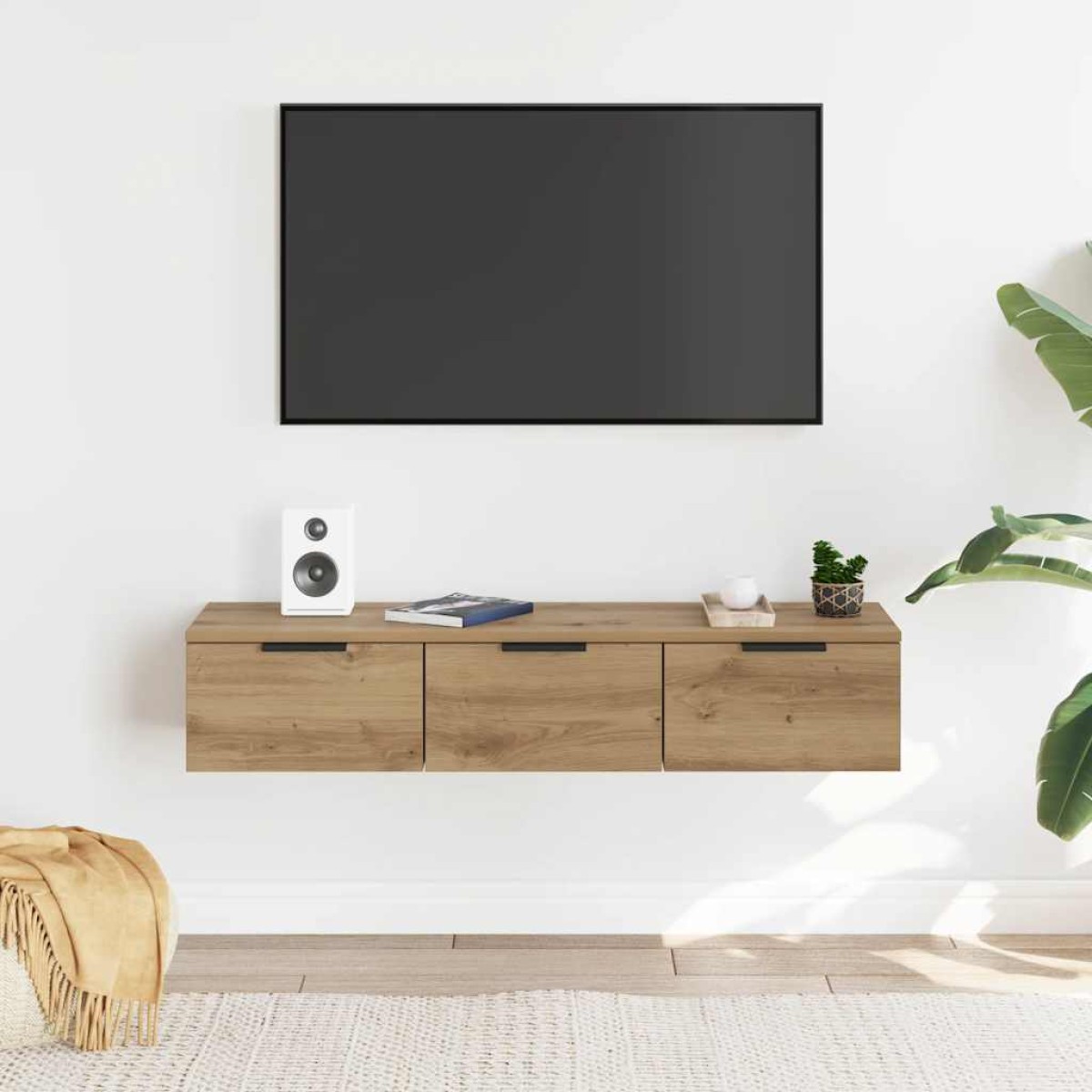 vidaXL Ντουλάπι τοίχου Artisan Oak 102x30x20 cm Κατασκευασμένο ξύλο