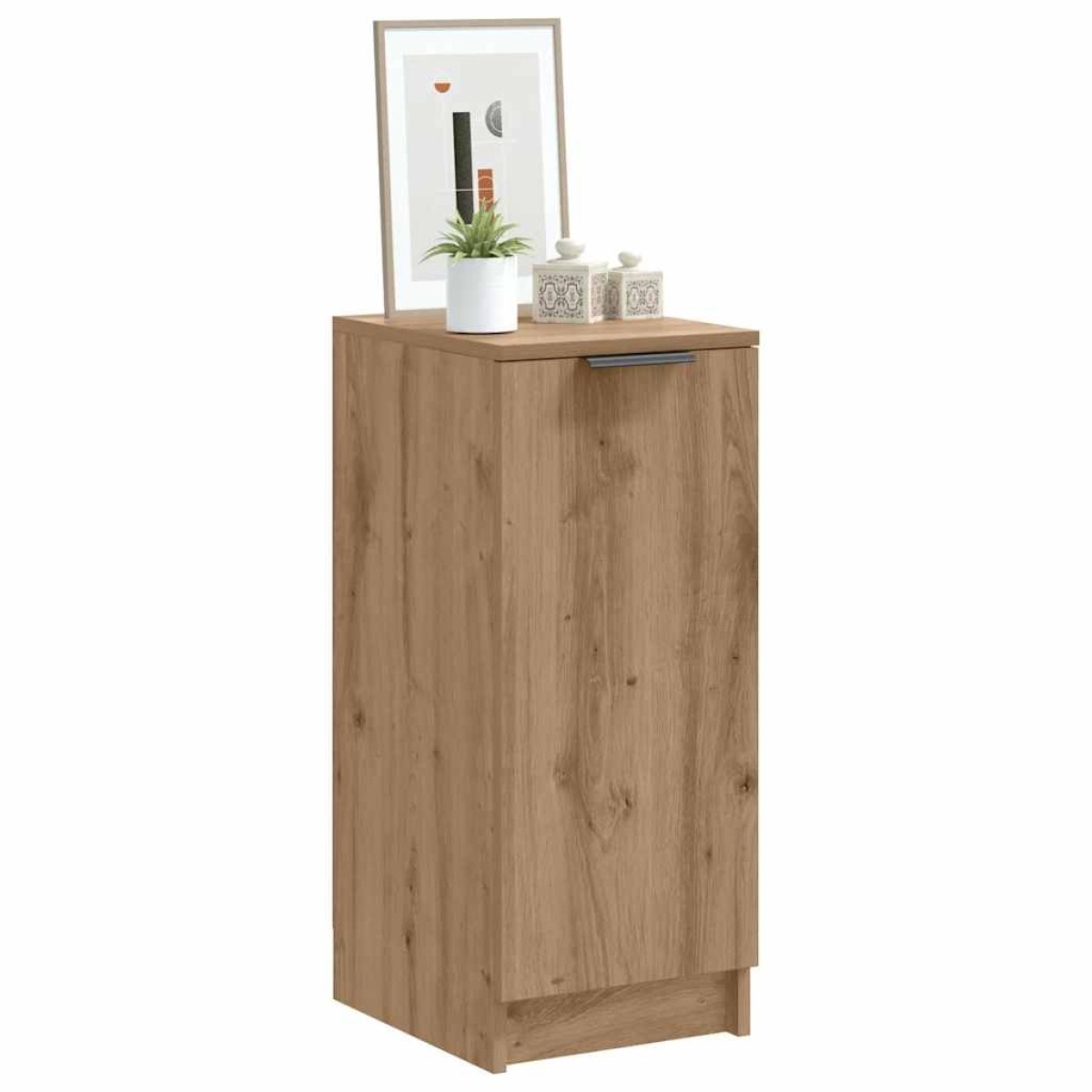 vidaXL Παπουτσοθήκη Χρώμα Αρτισιανή Δρυς 29,5x35x70 εκ. Επεξ. Ξύλο