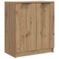 vidaXL Παπουτσοθήκη Αρτισιανή Δρυς 59x35x70 εκ. Επεξ. Ξύλο