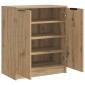vidaXL Παπουτσοθήκη Αρτισιανή Δρυς 59x35x70 εκ. Επεξ. Ξύλο
