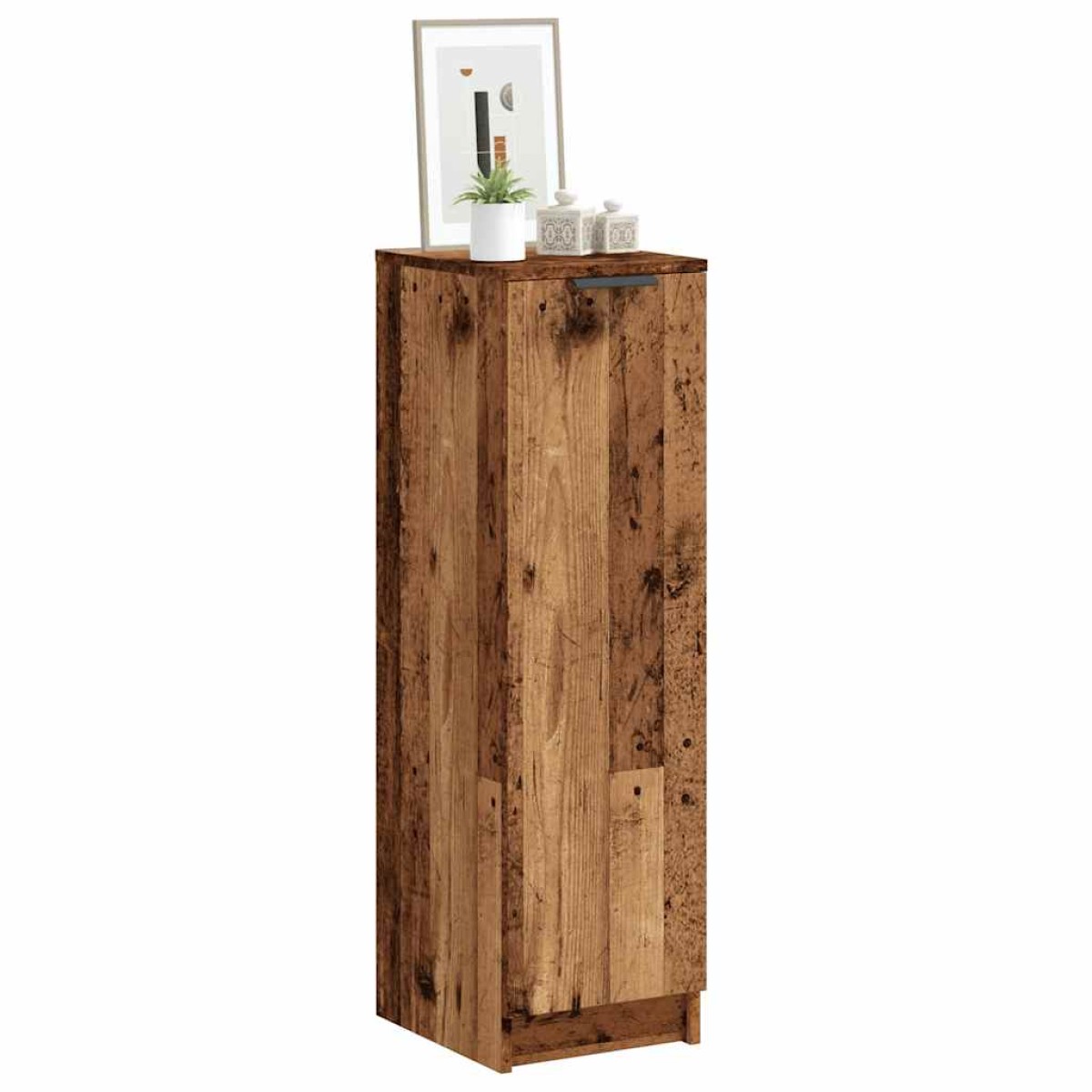 vidaXL Παπουτσοθήκη Όψη Παλαιού Ξύλου 29,5x35x100,5 εκ. Επεξ. Ξύλο
