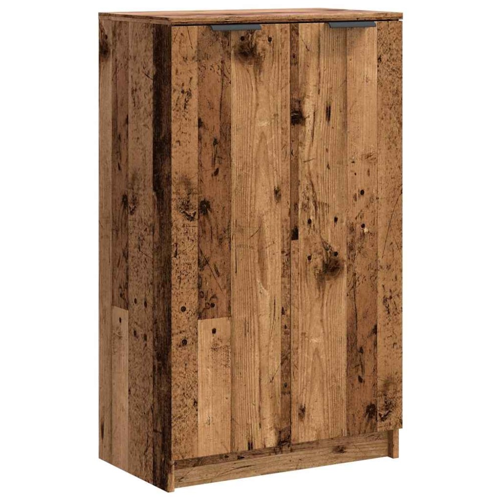 vidaXL Παπουτσοθήκη Όψη Παλαιού Ξύλου 59x35x100,5 εκ. Επεξ. Ξύλο