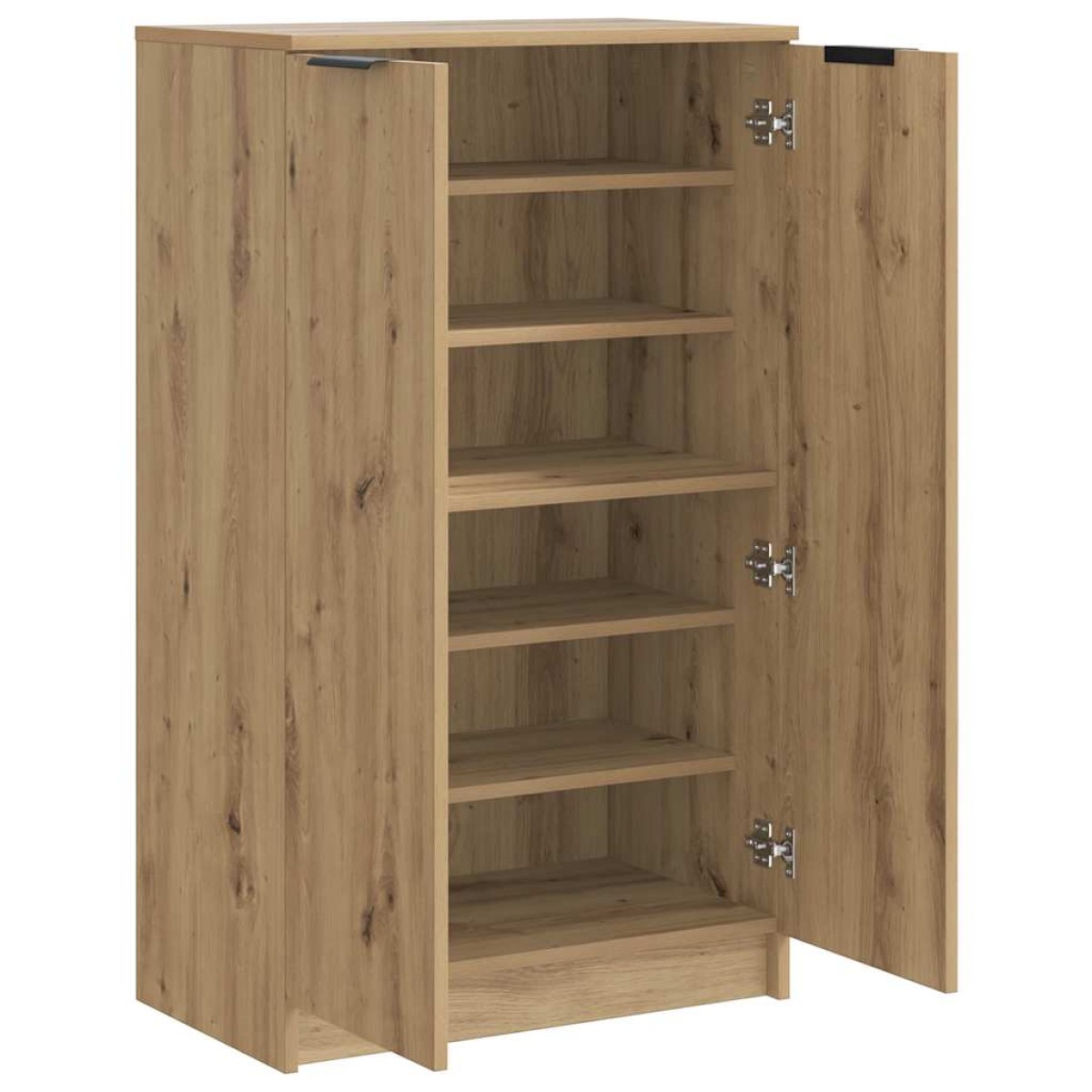 vidaXL Παπουτσοθήκη Αρτισιανή Δρυς 59x35x100,5 εκ. Επεξ. Ξύλο