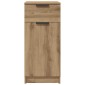 vidaXL Ντουλάπι Γραφείου Artisan Δρυς 33x50x75 εκ. Επεξεργασμένο Ξύλο