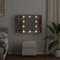 vidaXL Έπιπλο Καθρέπτη με LED Αρτισιανή Δρυς 76x15x55 εκ. Επεξ. Ξύλο