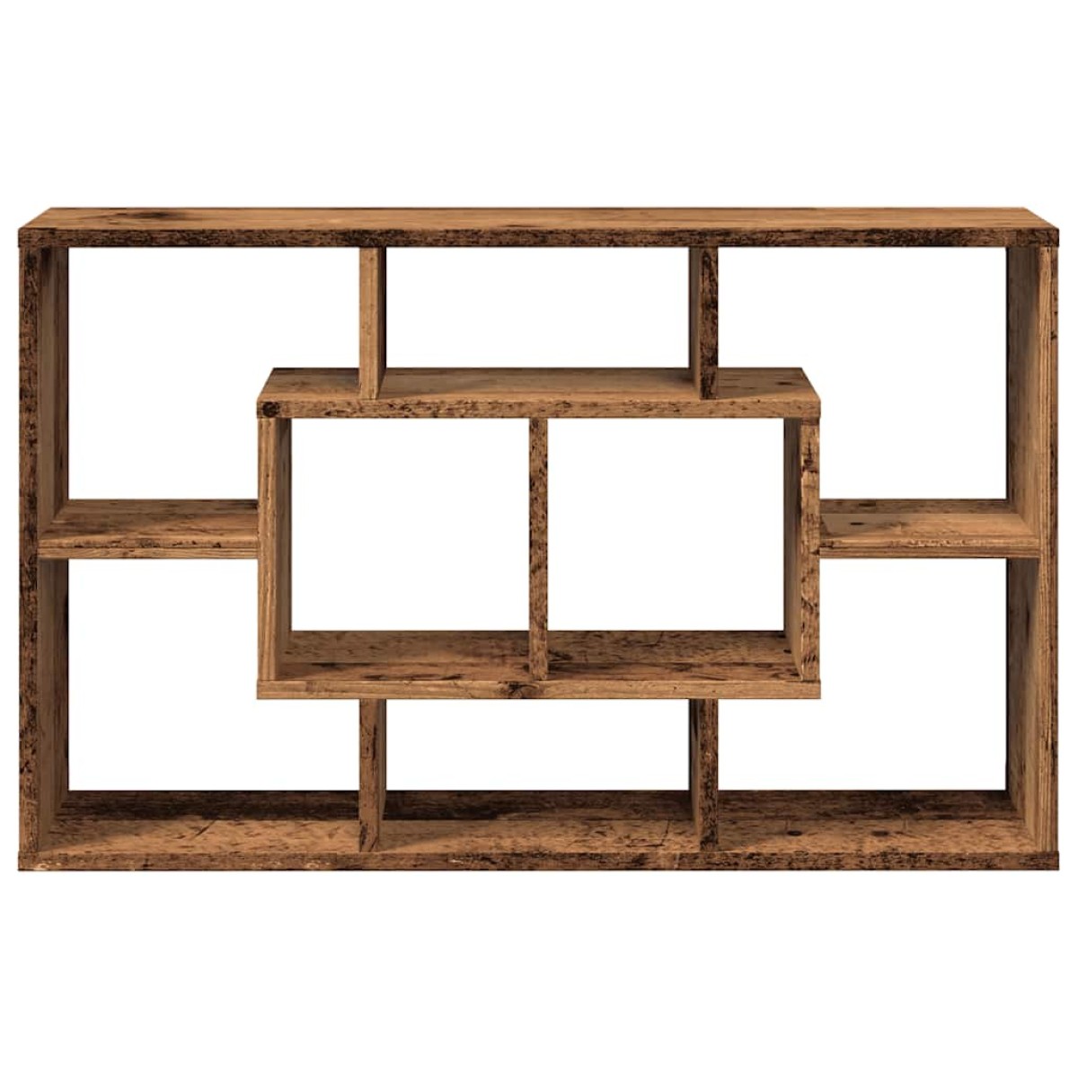 vidaXL Ράφι τοίχου Παλιό ξύλο 85x16x52,5 cm Κατασκευασμένο ξύλο