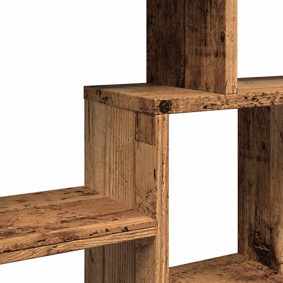 vidaXL Ράφι τοίχου Παλιό ξύλο 85x16x52,5 cm Κατασκευασμένο ξύλο