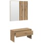 vidaXL σετ επίπλων διαδρόμου Artisan Oak Engineered Wood