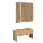 vidaXL σετ επίπλων διαδρόμου Artisan Oak Engineered Wood